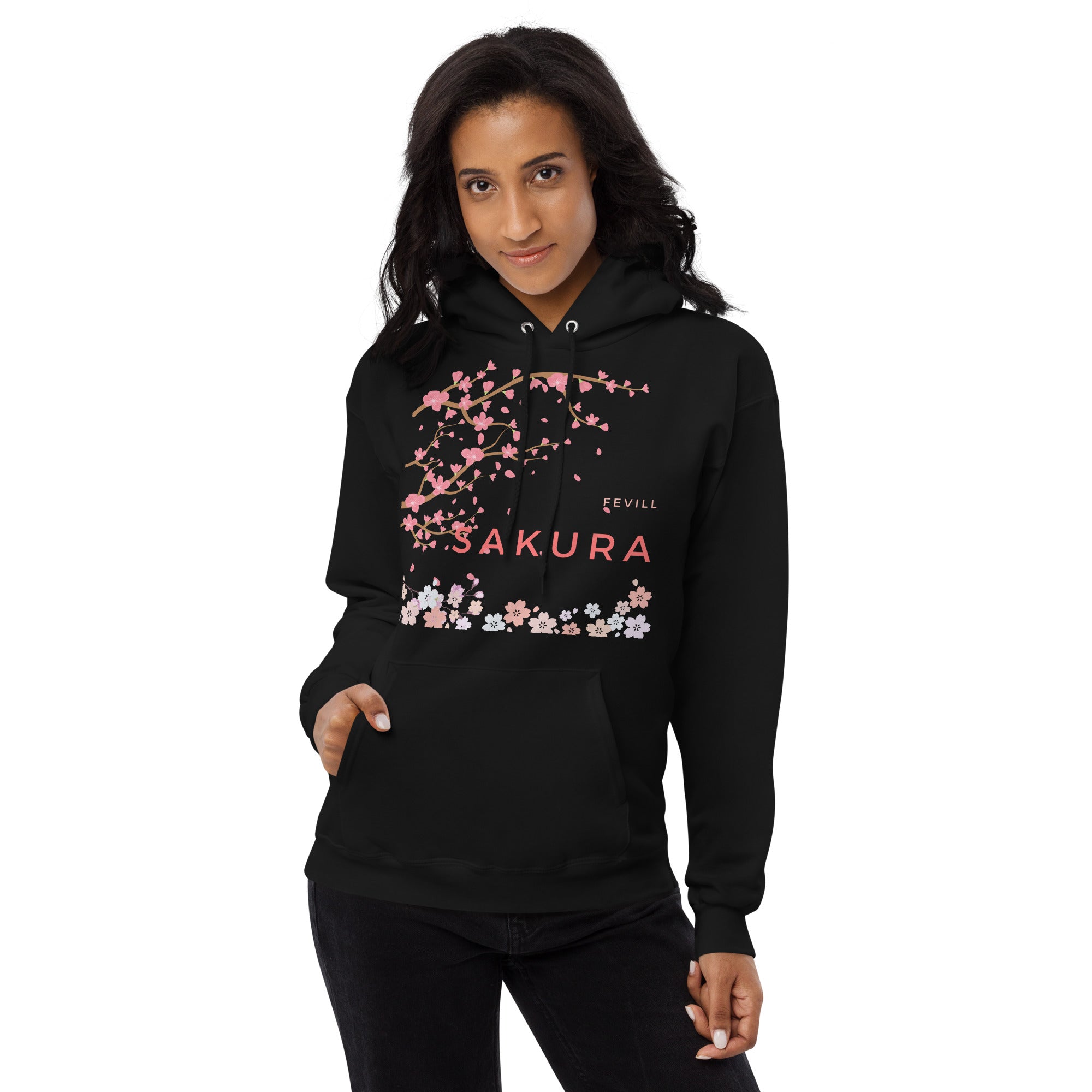 Sweat à capuche polaire Sakura