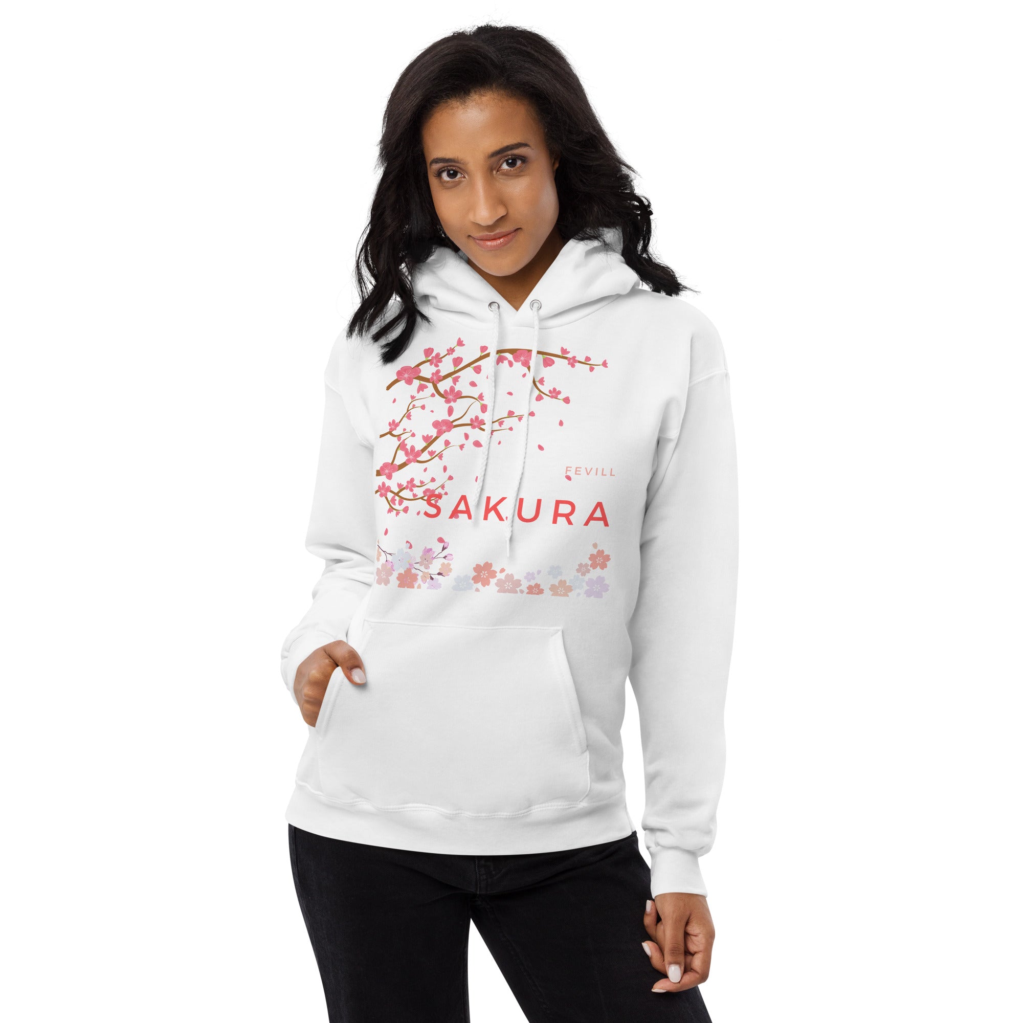 Sweat à capuche polaire Sakura